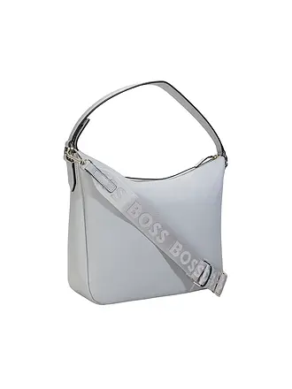 BOSS | Sac en cuir - Sac Hobo ALYCE Medium | weiss